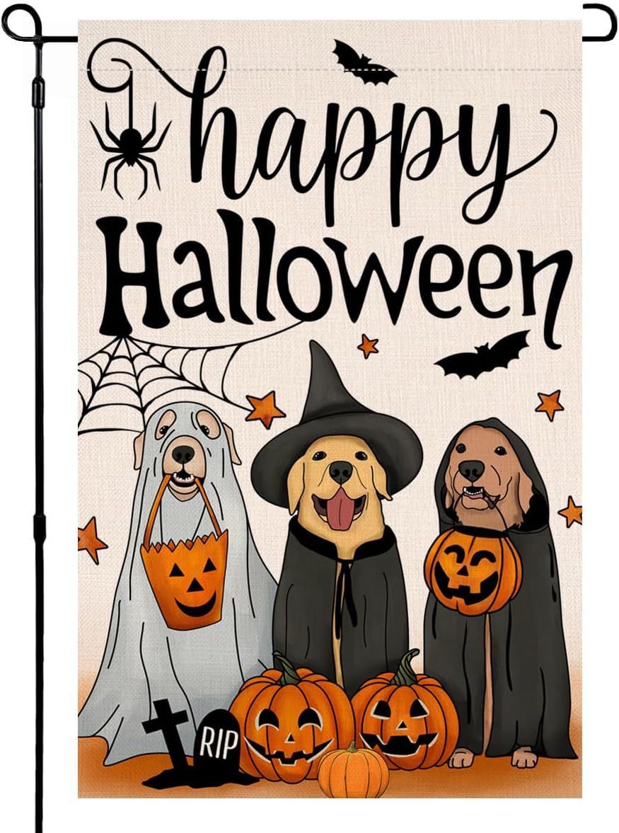 Halloween Party Decoration Linen Garden Banner