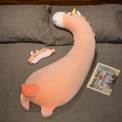 Plush Toy Doll Dinosaur Doll Sleeping Leg Clip Long Pillow