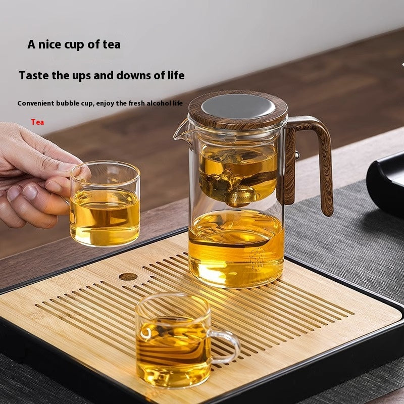 One Click Magnetic Teapot Separation Filtration Glass