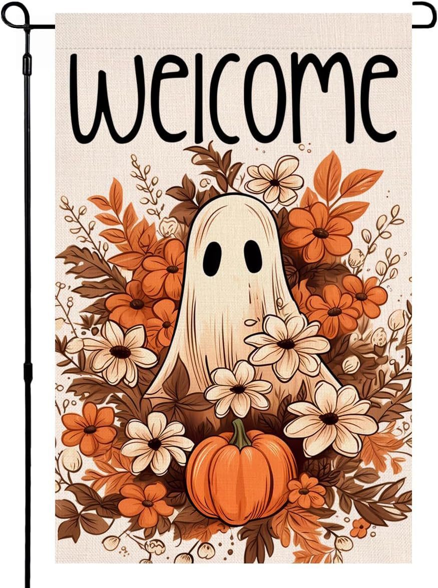 Halloween Party Decoration Linen Garden Banner