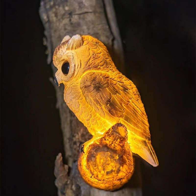 Outdoor Waterproof Light-emitting Owl Lights Courtyard Landscape Lamp