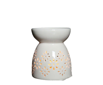 Handmade Hollow Ceramic Aromatherapy Essential Oil Lamp