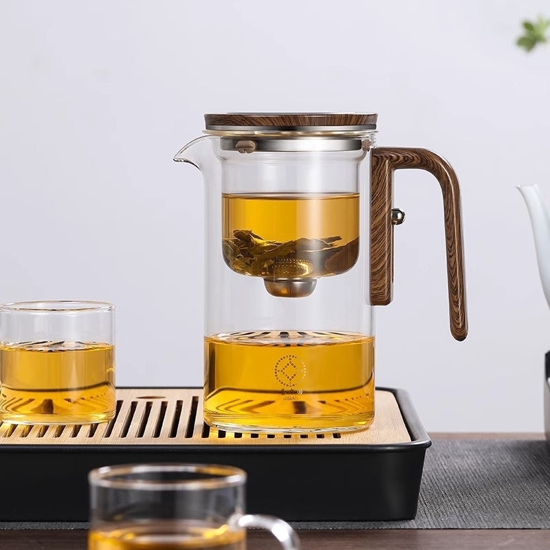 One Click Magnetic Teapot Separation Filtration Glass