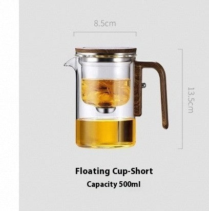 One Click Magnetic Teapot Separation Filtration Glass