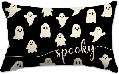 Halloween Cartoon Pattern Printed Pillowcase Home Festival Decoration