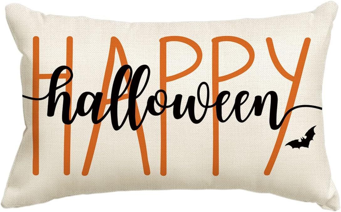 Halloween Cartoon Pattern Printed Pillowcase Home Festival Decoration